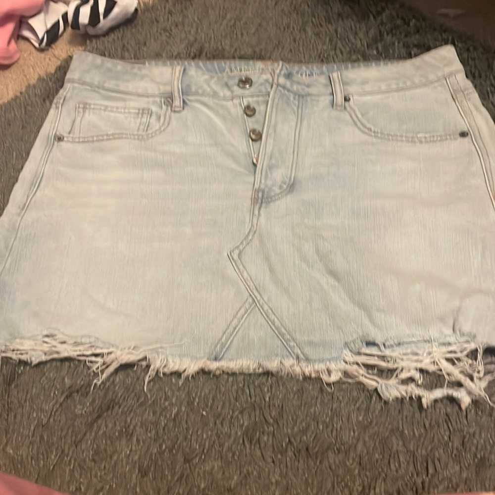 American eagle denim skirt